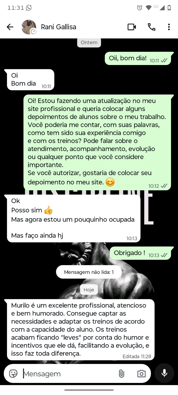 Depoimento real da aluna Rani Gallisa